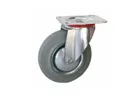 EM-1027200 Колесо поворотное серая резина SC 93 f 75 мм