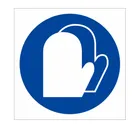 Знак М-19 (Работать в защитных перчатках (рукавицах))