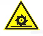 Купить знак W-22 (Осторожно. Режущие валы) Купить знак W-22 (Осторожно. Режущие валы)