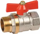Купить кран шаровый 1/2" внут./наруж. Бабочка