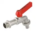 Купить кран шаровый 1/2" водоразборный со съемным штуцером