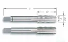 Купить метчик дюймовый UNF 5/8"х18 146580 к-т 2шт 2B HSS DIN-2181/2 BucoviceCzTool