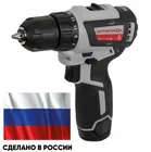 Купить аккумуляторную дрель-шуруповерт ИНТЕРСКОЛ ДА-10/12В 38 МиниМАКС  BL-Motor,12В,10мм,2*2.5Ач,38Нм,0-420/1550об/мин,кейс
