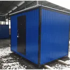 Охранный пост ТМОП (3х2,4х2,36м) с двойным утеплением и полимерным профнастилом Охранный пост ТМОП (3х2,4х2,36м) с двойным утеплением и полимерным профнастилом