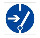 Знак М-14 (Отключить перед работой)