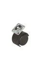 EM-1027268 Колесо мебельное поворотное TWP 40 40 мм с площадкой