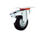EM-1028121 Колесо поворотное резина SCb 85 250 мм с тормозом (N)