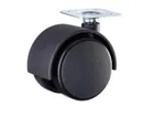 EM-1027266 Колесо мебельное поворотное TWP 30 30 мм с площадкой