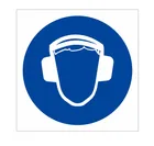 Знак М-03 (Работать в защитных наушниках)
