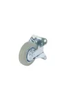 EM-1027207 Колесо неповоротное серая резина FC 46 f 100 мм