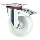 EM-1047574 Колесо поворотное полипропилен SRCnb 42 100 мм с тормозом (F)