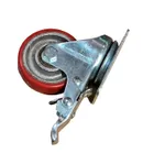 EM-1027132 Колесо большегрузное поворотное SCpb 93 75 мм полиуретановое с тормозом (N)
