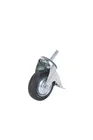 EM-1027178 Колесо поворотное SCtB 42 100 мм резина с болтом и тормозом (F)