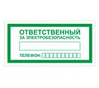 Знак A-31 (Ответственный за электробезопасность) Знак A-31 (Ответственный за электробезопасность)
