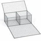 Габион с армирующей панелью ГСИ-КА 3,0×2,0×1,0 м, С80, 2,7 мм, оцинкованный — главное изображение 1, Санкт-Петербург