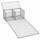 Габион с армирующей панелью ГСИ-КА 6,0×2,0×1,0 м, С80, 2,7 мм, оцинкованный — главное изображение 1, Санкт-Петербург