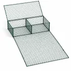 Габион с армирующей панелью ГСИ-КА 4,0×2,0×0,5 м, С80, 2,7/3,7 мм, с покрытием ПВХ — главное изображение 1, Санкт-Петербург