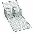 Габион с армирующей панелью ГСИ-КА 4,0×2,0×1,0 м, С80, 2,7/3,7 мм, с покрытием ПВХ — главное изображение 1, Санкт-Петербург