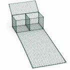 Габион с армирующей панелью ГСИ-КА 5,0×2,0×1,0 м, С80, 2,7/3,7 мм, с покрытием ПВХ — главное изображение 1, Санкт-Петербург
