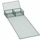 Габион с армирующей панелью ГСИ-КА 6,0×2,0×0,5 м, С80, 2,7/3,7 мм, с покрытием ПВХ — главное изображение 1, Санкт-Петербург