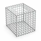 Главное изображение ТМГ-000588 — Санкт-Петербург Габион-кашпо СК 0,4×0,4×0,4 м, ячейка 50×50 мм, проволока 4,0 мм, оцинкованный, спиральное крепление — главное изображение 1, Санкт-Петербург