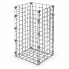 Главное изображение ТМГ-000595 — Санкт-Петербург Габион-кашпо БК 0,4×0,4×0,7 м, ячейка 50×50 мм, проволока 4,0 мм, оцинкованный, болтовое крепление — главное изображение 1, Санкт-Петербург