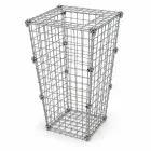 Главное изображение ТМГ-000602 — Санкт-Петербург Габион-вазон 0,55×0,55×1,0 м, ячейка 50×50 мм, проволока 4,0 мм, оцинкованный, болтовое крепление — главное изображение 1, Санкт-Петербург