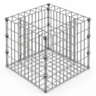 Главное изображение ТМГ-000604 — Санкт-Петербург Клумба-габион 0,6×0,6×0,6 м, ячейка 50×100 мм, проволока 4,0 мм, оцинкованный, болтовое крепление — главное изображение 1, Санкт-Петербург