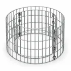 Главное изображение ТМГ-000609 — Санкт-Петербург Клумба-габион цилиндр D=0,83×0,5 м, ячейка 50×100 мм, проволока 4,0 мм, оцинкованный, болтовое крепление — главное изображение 1, Санкт-Петербург