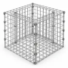 Главное изображение ТМГ-000610 — Санкт-Петербург Клумба-габион 0,9×0,9×0,9 м, ячейка 50×50 мм, проволока 4,0 мм, оцинкованный, болтовое крепление — главное изображение 1, Санкт-Петербург