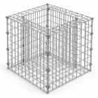 Главное изображение ТМГ-000611 — Санкт-Петербург Клумба-габион 0,9×0,9×0,9 м, ячейка 50×100 мм, проволока 4,0 мм, оцинкованный, болтовое крепление — главное изображение 1, Санкт-Петербург