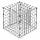 Главное изображение ТМГ-000613 — Санкт-Петербург Клумба-габион 0,5×0,5×0,5 м, ячейка 50×50 мм, проволока 4,0 мм, оцинкованный, болтовое крепление — главное изображение 1, Санкт-Петербург