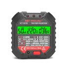Тестер розеток и УЗО КТ 107D серия PROLINE со светодиодной индикацией и ЖК-дисплей с указанием величины теста УЗО, напряжения в сети и тока утечки Тестер розеток и УЗО КТ 107D серия PROLINE со светодиодной индикацией и ЖК-дисплей с указанием величины теста УЗО, напряжения в сети и тока утечки