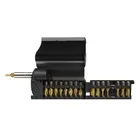 Набор бит с битодержателем WITTE СOMBIT-BOX 17 TIN BITFLEX PH/PZ/TORX/шлиц + адаптер