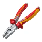 Пассатижи диэлектр. NWS CombiMax 1000В VDE 180мм, покрытие Crom, рукоятки SoftGripp 3K