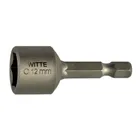 Бита WITTE Industrie головка магнит. шестигран. SW12, 45мм