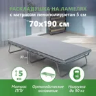 Раскладушка Паркус Плюс с матрасом
