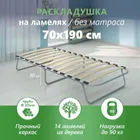 Раскладушка Паркус 70х190см Раскладушка Паркус 70х190см