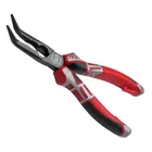 Длинногубцы загнутые NWS 205мм, покрытие TitanFinish, рукоятки SoftGripp 3K
