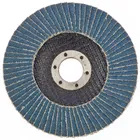 Круг лепестковый торцевой КЛТ-1, ZK10X W (цирконий), зернистость 25Н(P 60), 125 х 22.2 мм, "БАЗ" Россия