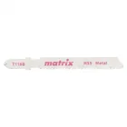 Полотна для электролобзика  по металлу, 3 шт, T118B, 50 x 2 мм, HSS Matrix