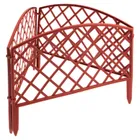 Забор декоративный "Сетка", 24 х 320 см, терракот, Россия, Palisad