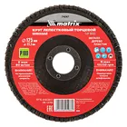 Круг лепестковый торцевой, P 100, 125 х 22.2 мм Matrix Круг лепестковый торцевой, P 100, 125 х 22.2 мм Matrix