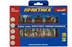 Набор сверл Форстнера ПРАКТИКА 5шт, твердосплавных 15, 20, 25, 30, 35 мм, в деревянном кей