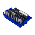 Набор бит ПРАКТИКА "Профи" 31шт PH 4шт PZ 4шт Torx 8шт SL 7шт HEX 7шт x 25мм магнитный держатель, кассета