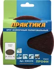 Круг войлочный ПРАКТИКА 125 мм, полировальный, абразивный, крепление VELCRO Круг войлочный ПРАКТИКА 125 мм, полировальный, абразивный, крепление VELCRO